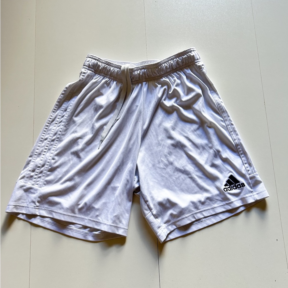 Adidas Men's White Athletic Shorts